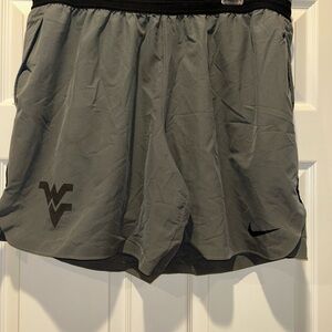 Nike West Virginia Pro Gray Men's Breathable Shorts
